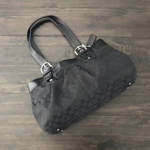 Coach Shoulder Bag in Black.